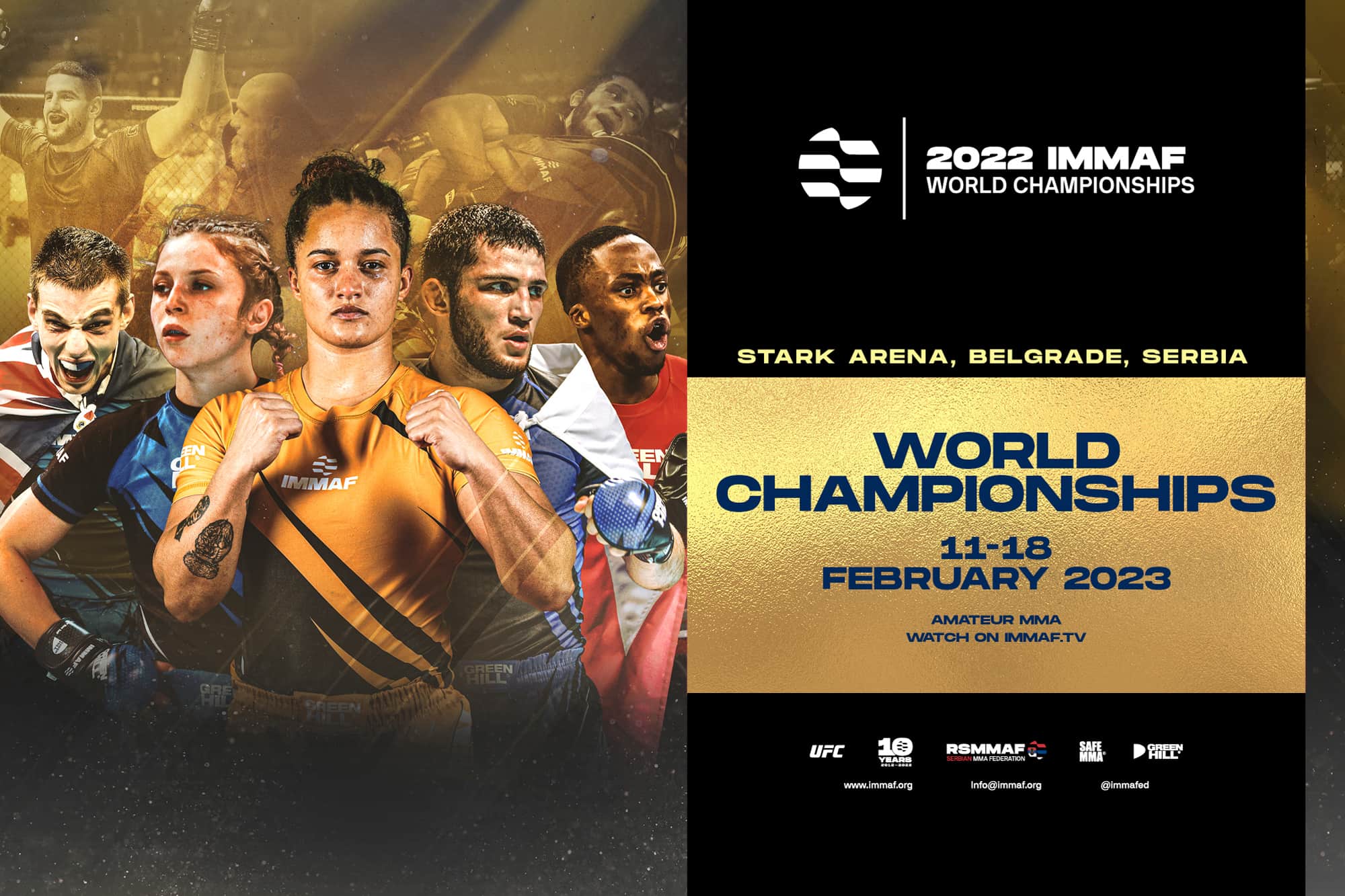 MMA World Championship IMMAF at Belgrade, Serbia BKBMO